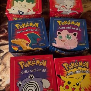 Pokemon Pikachu 23K Gold Trading Card all these come as a set. Limited editions